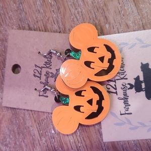 MICKEY MOUSE PUMPKIN EARRINGS